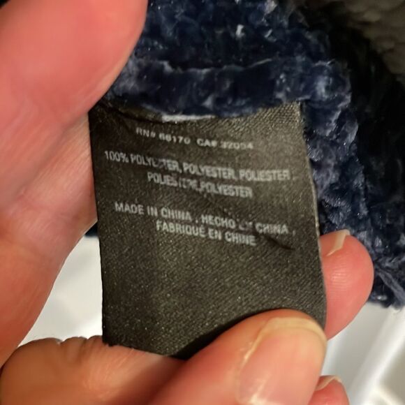 Anthropologie Moth Lily Navy Chenille Oversized Cardigan - Picture 6 of 9